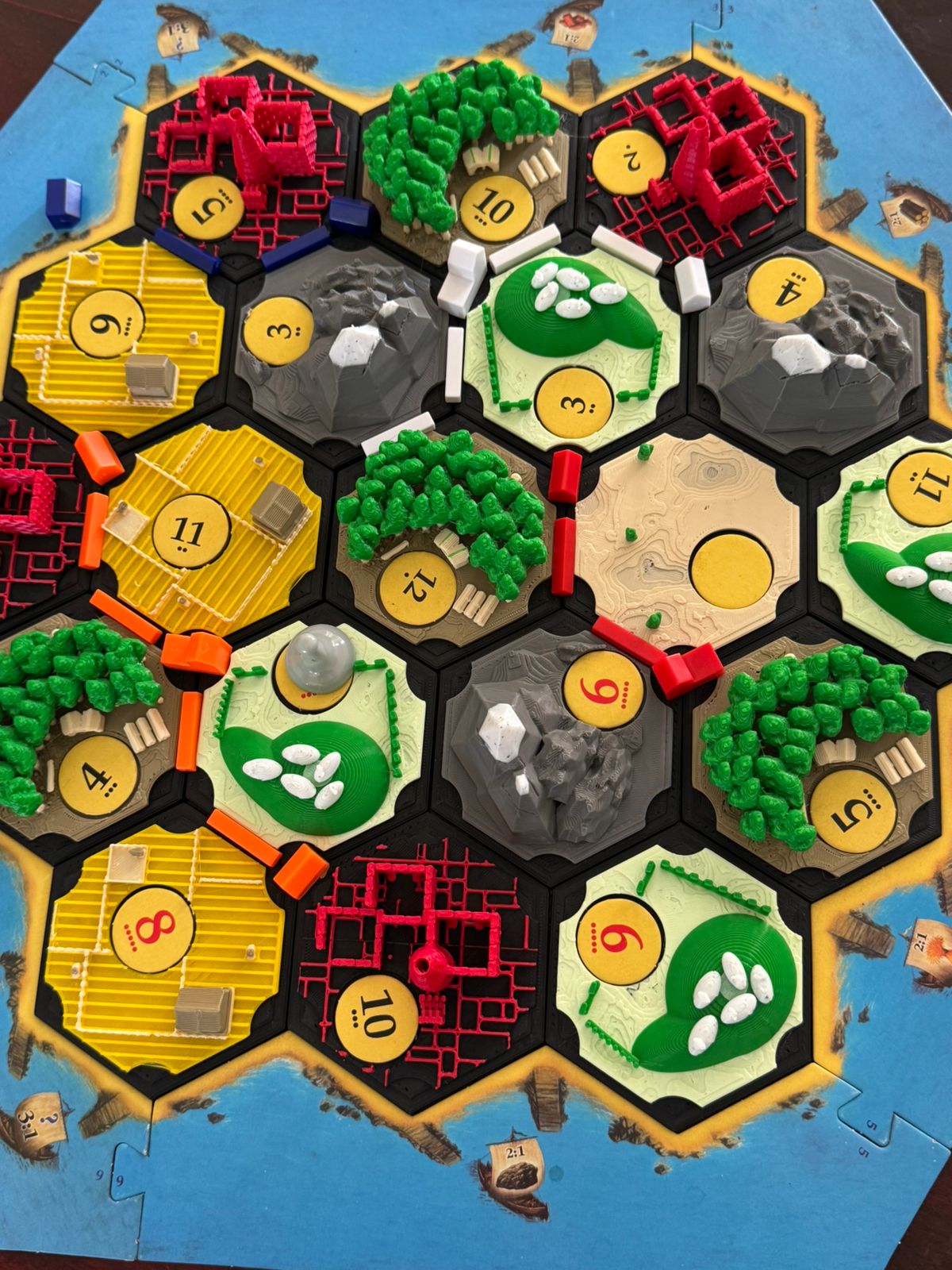 3D Catan Hex Pack